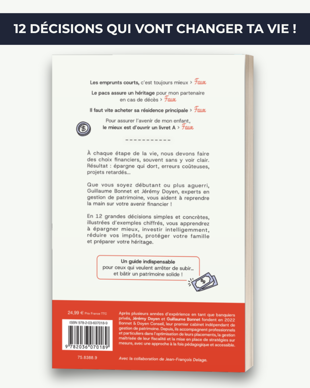 Quatrième de couverture et présentation du guide Larousse